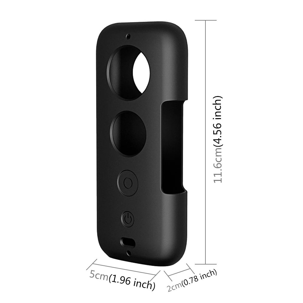 PULUZ универсальный силиконовый защитный чехол для объектива Insta360 ONE X защитная