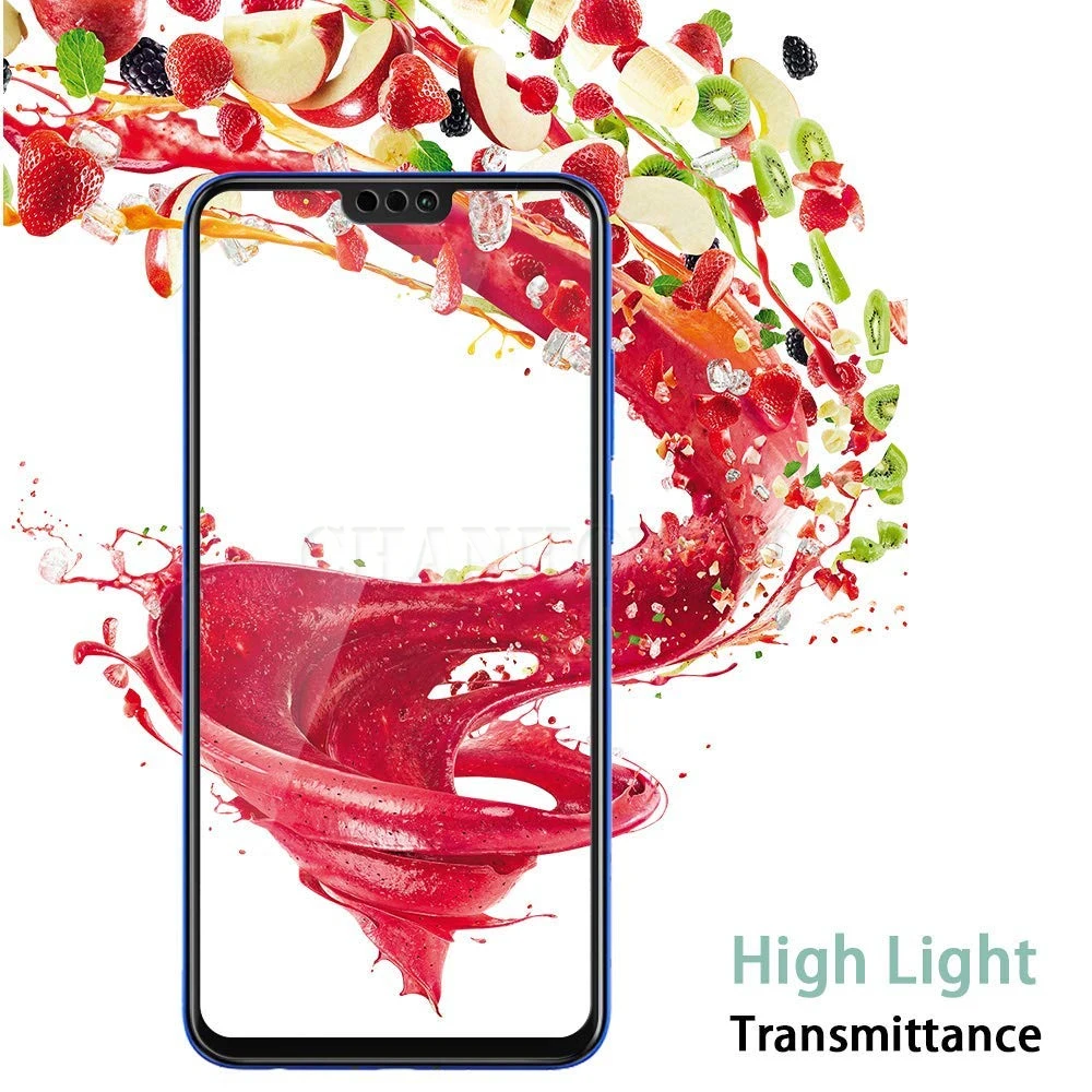 Закаленное стекло 9H с полным покрытием для Huawei Honor 8X Защита экрана 8x Защитная
