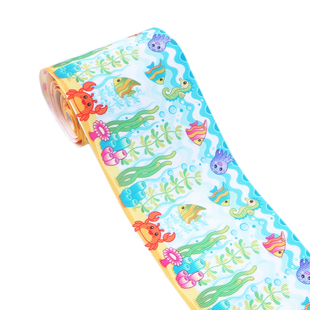 5Y рыбий океан Осьминог Корсажная Лента ткань для упаковки подарков своими руками