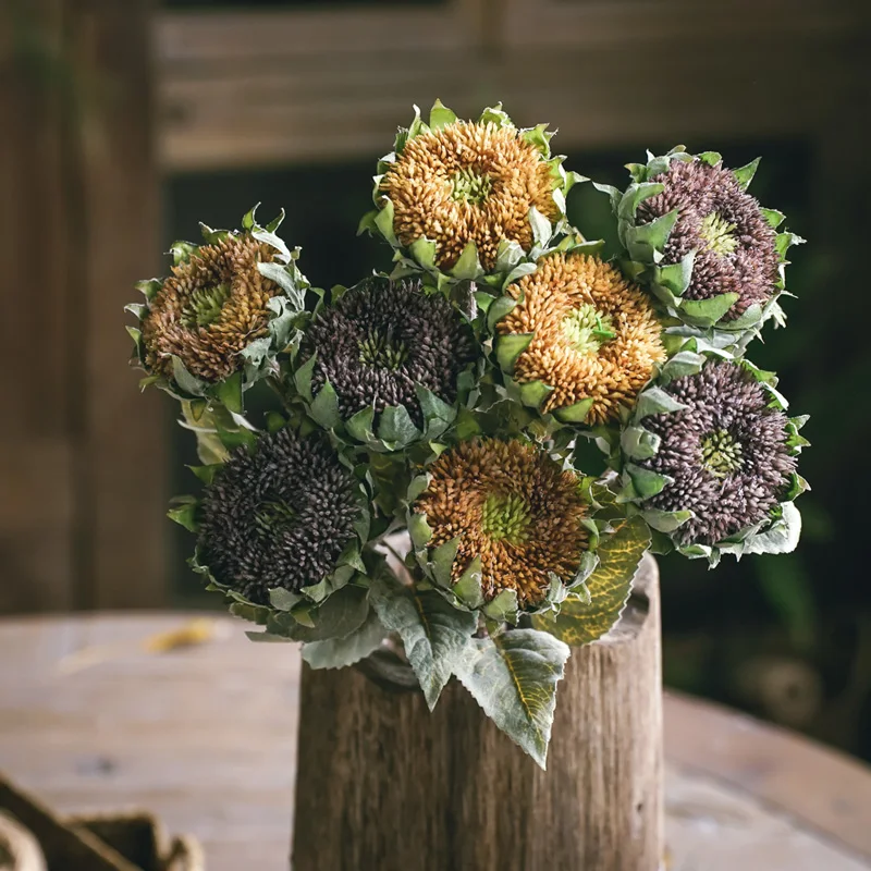 1 шт. искусственный подсолнух цветок высокого качества имитация шелка Подсолнух