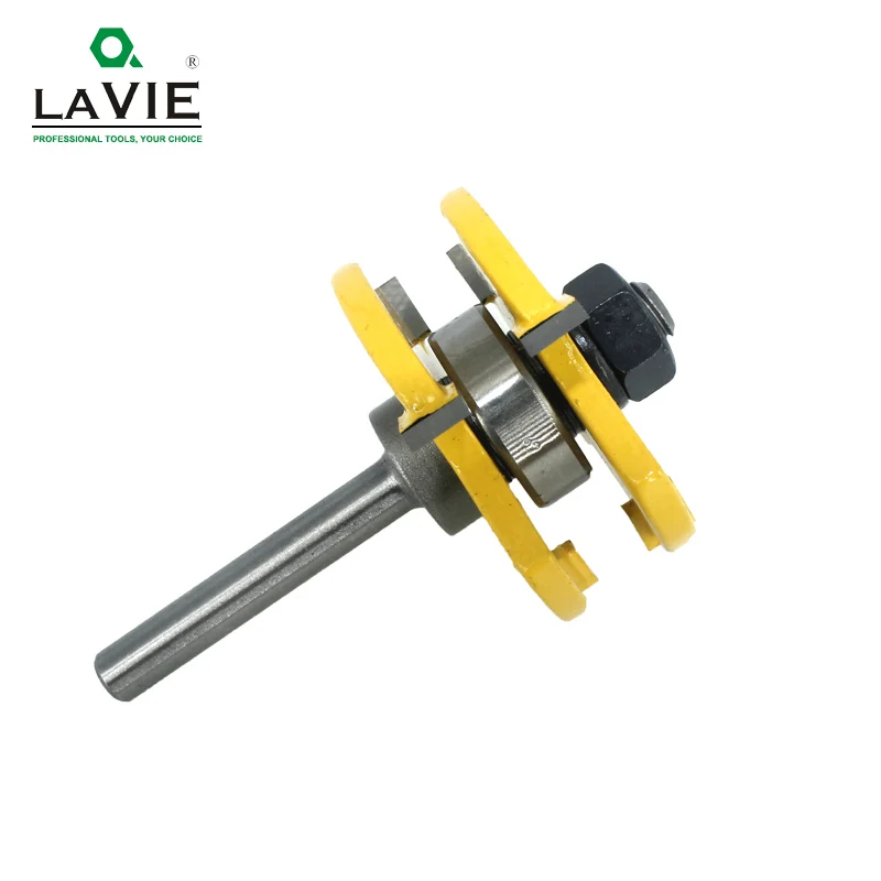 LAVIE 6,35 мм язычок барабанный фрезерный станок набор 3/" запас 3 зубца Т-образный фрезерный станок для дерева инструмент для работы по дереву MC01021