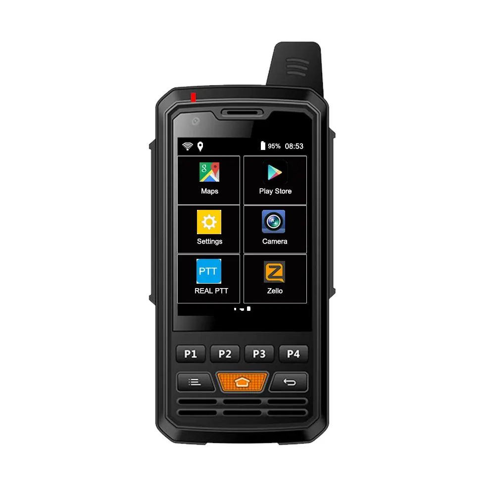 UNIWA F50 4G сеть радио P3 4000 мАч Android 6 0 смартфон POC LTE/WCDMA/GSM рация работает реально PTT