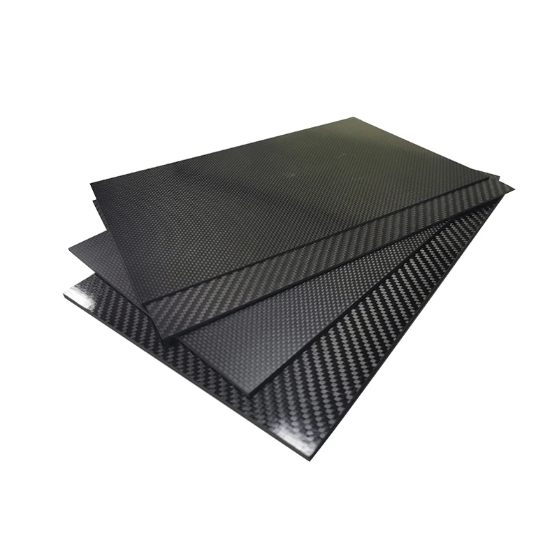 

1pcs 500*500*2.0mm 3K pure carbon fiber board carbon fiber sheet