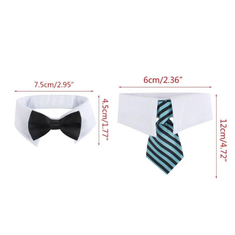 

Pets Dog Cat Bow Tie Pet Costume Necktie Collar for Small Dogs Puppy Grooming Accessories Easy to Adjust Safe Material