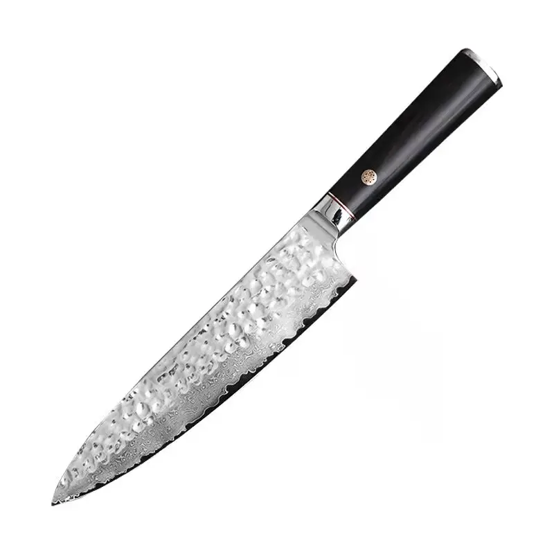 -Новый стальной hoja de Damasco cuchillo damasde mangco madera 8 pulgadas chef 67 ca | Дом и сад