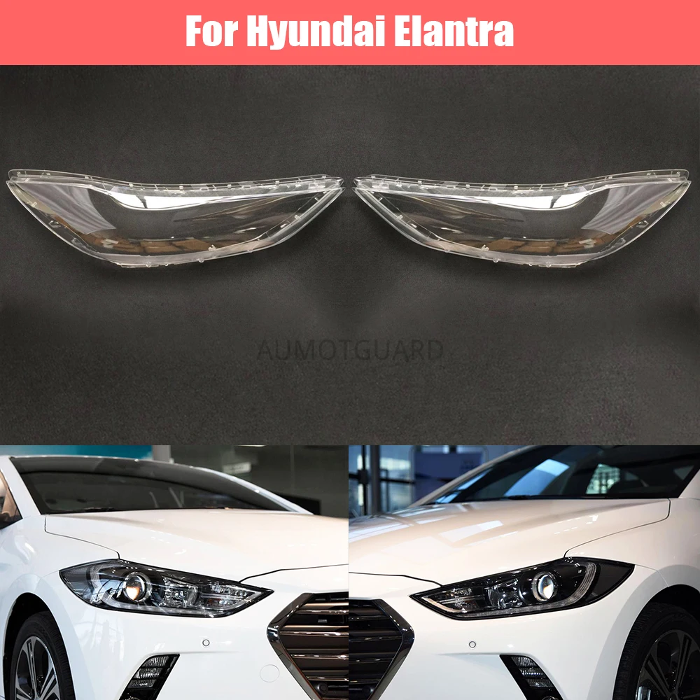 

Car Headlight Lens For Hyundai Elantra Headlamp Lens Car Replacement Front Auto Shell Cover