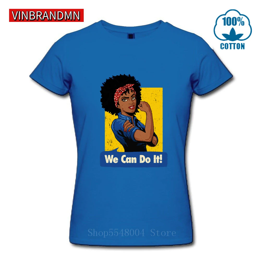 Винтажная Футболка Wonder женские футболки с надписью We Can Do It черная футболка