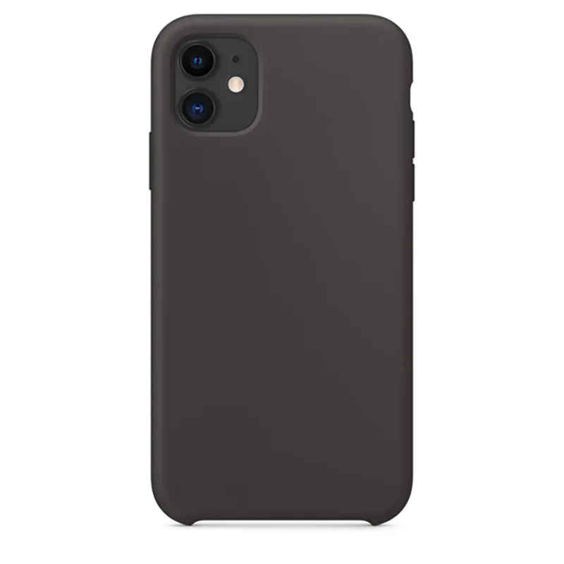 

Жидкий силиконовый чехол для телефона iphone 11 pro max, мягкий чехол с полным покрытием для iphone 11, чехол-бампер