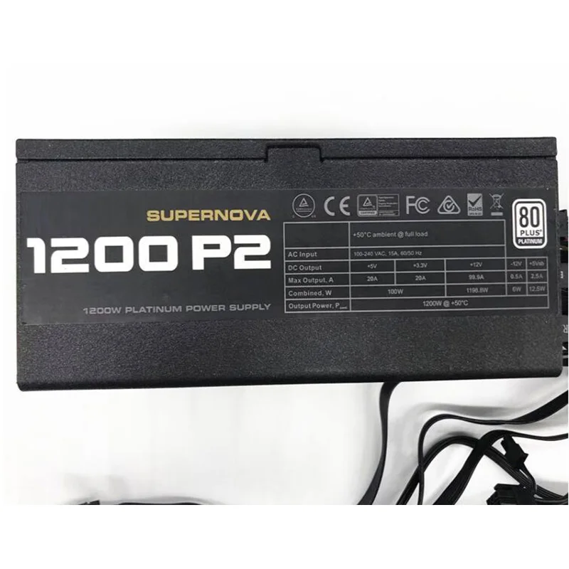 1200P2 для EVGA SUPERNOVA 1200 Вт Платиновый горный блок питания высокого качества Полный