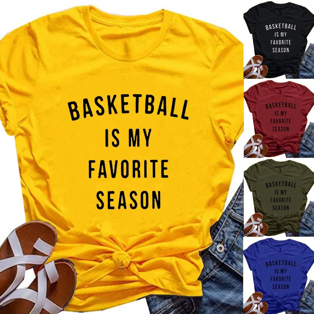 Новое поступление блузка с коротким рукавом и принтом женские повседневные топы