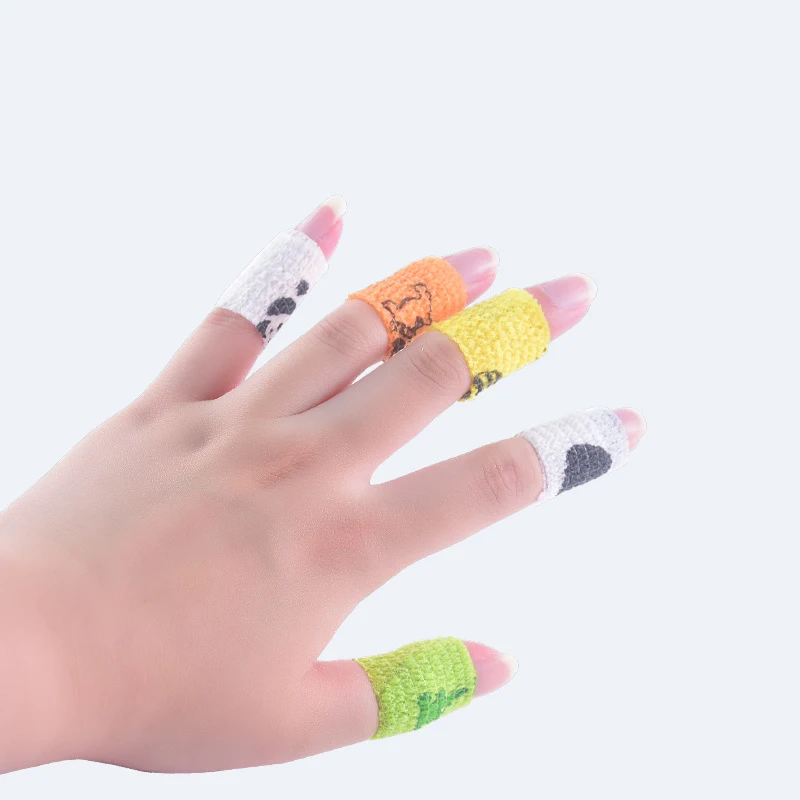

1 pcs Colorful Medical Therapy Elastic Bandage Printed Self Adhesive Wrap Tape 4.5m Sports Protector for Finger Joint Knee Pet