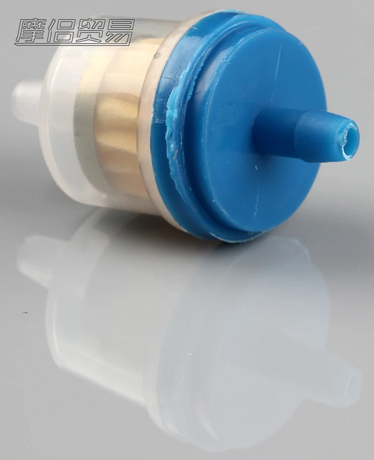 Новинка 100 шт./лот встроенный пластиковый мотоциклетный газовый топливный фильтр