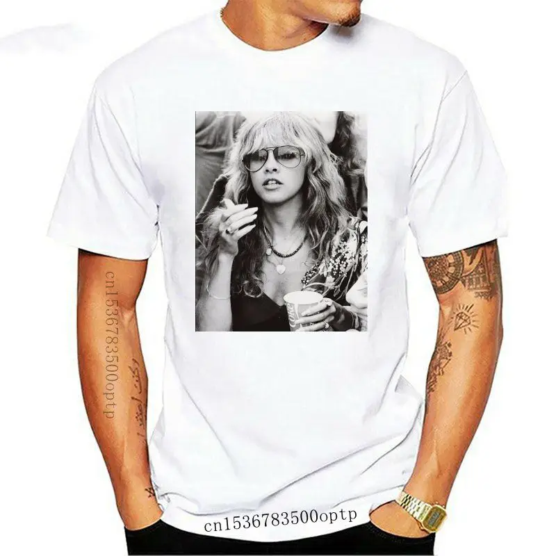 

Мужская футболка Stevie Nicks 1970s черная версия женская мужская футболка