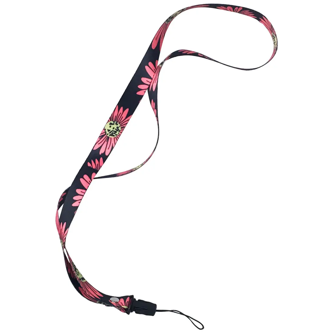 Floral 5 DIY висячая веревка Премиум ремешок на шею для ключей ID карты ТРЕНАЖЕРНЫЙ зал Мобильный телефон ремни USB держатель значка - Цвет: Floral 5
