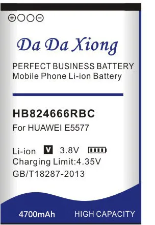 Фото Аккумулятор DaDaXiong HB824666RBC на 4700 мАч для телефона Huawei E5577 №2