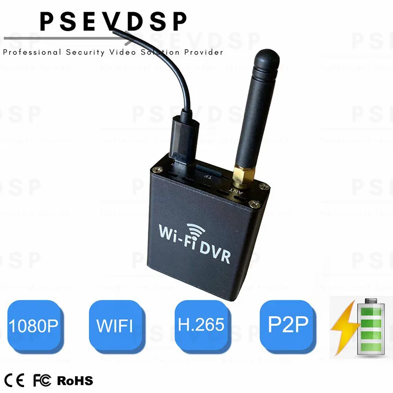 Портативный мини видеорегистратор 1080P Wi Fi 1 канал|Камеры видеонаблюдения| |
