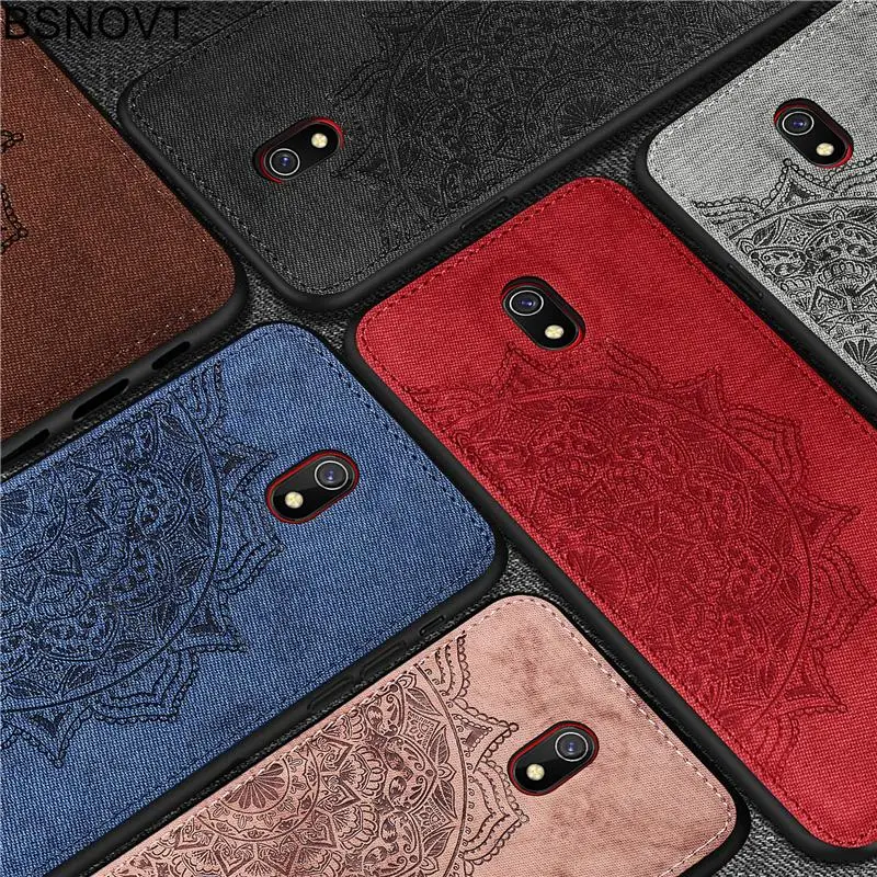 

For Xiaomi Redmi 8A Case Cover TPU Frame Cloth Fabric Anti-knock Bumper Case For Xiaomi Redmi 8A Cover For Redmi 8A 6.2" BSNOVT