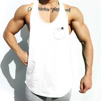 summer new hot bodybuilding fitness singlet muscle vest for men tee basketball jersey solid gym men stringer tank tops plus size