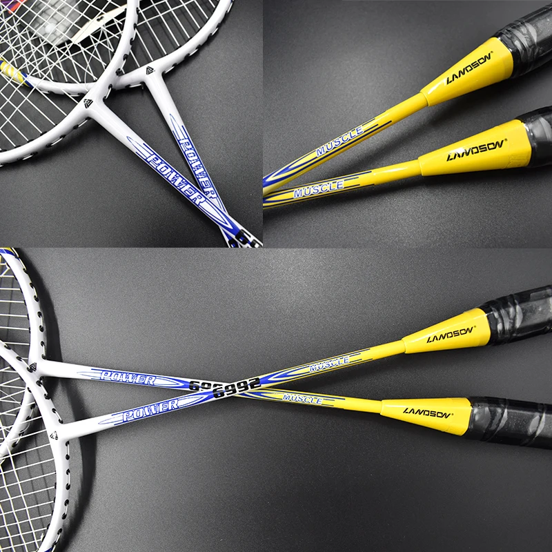 LANDSON Adminton ракетка одиночная и двойная для взрослых мужчин женщин прочный Детский