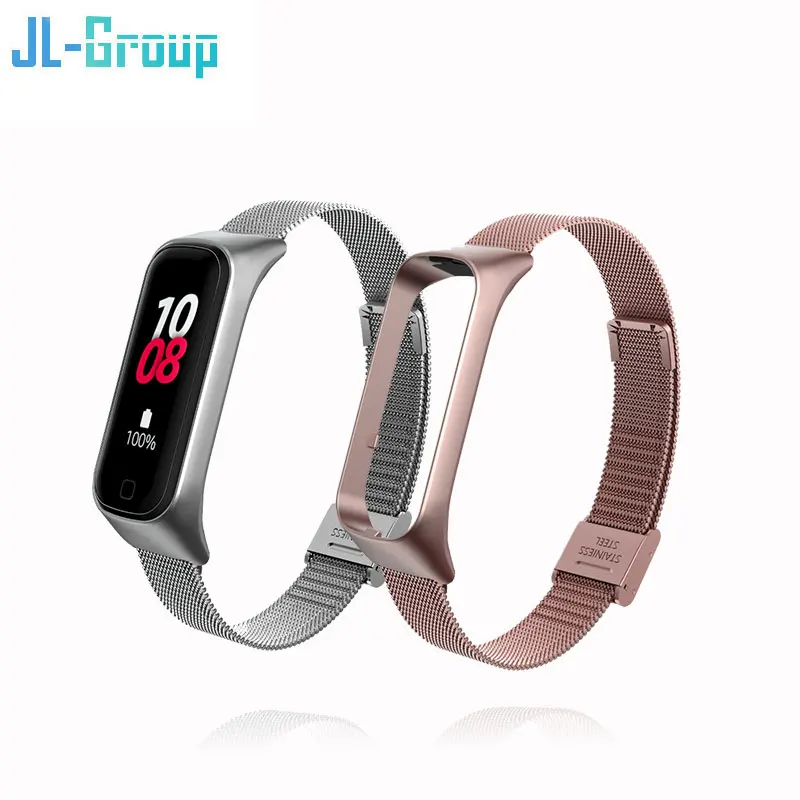 

Samsung Galaxy Fit 2 Strap Stainless Steel Band Replacement Strap Watch Wristband For Fit2 R220 Bracelet Smart Accessories