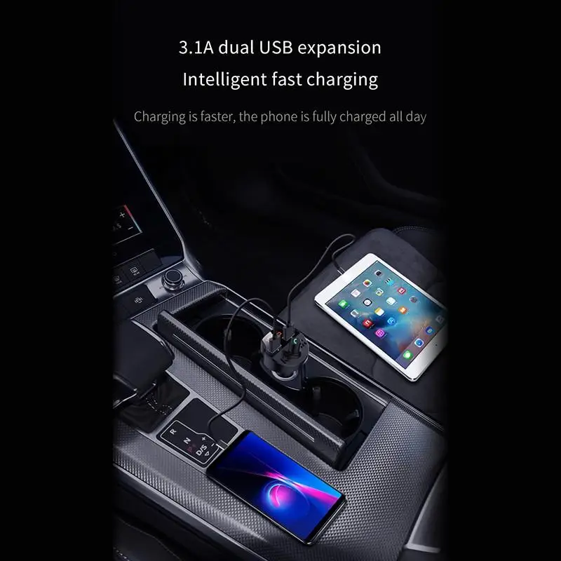 FM трансмиттер автомобильный с Bluetooth и двумя USB портами|FM-трансмиттеры| |