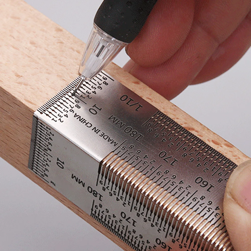 180 400 мм Высокоточный масштабная линейка для пальцев искусственные бриллианты Т