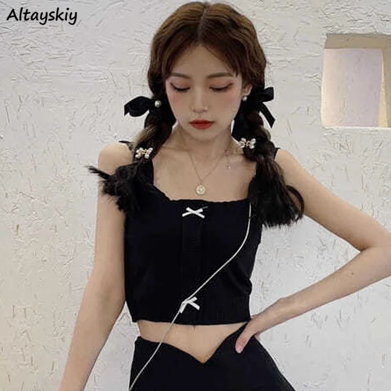 

Укороченный Женский трикотажный топ с бантом в стиле пэчворк модная универсальная пикантная Студенческая Милая элегантная Милая женская о...