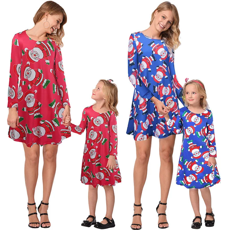 Рождественские вечерние костюмы для всей семьи Новинка 2019 года сезон зима-осень