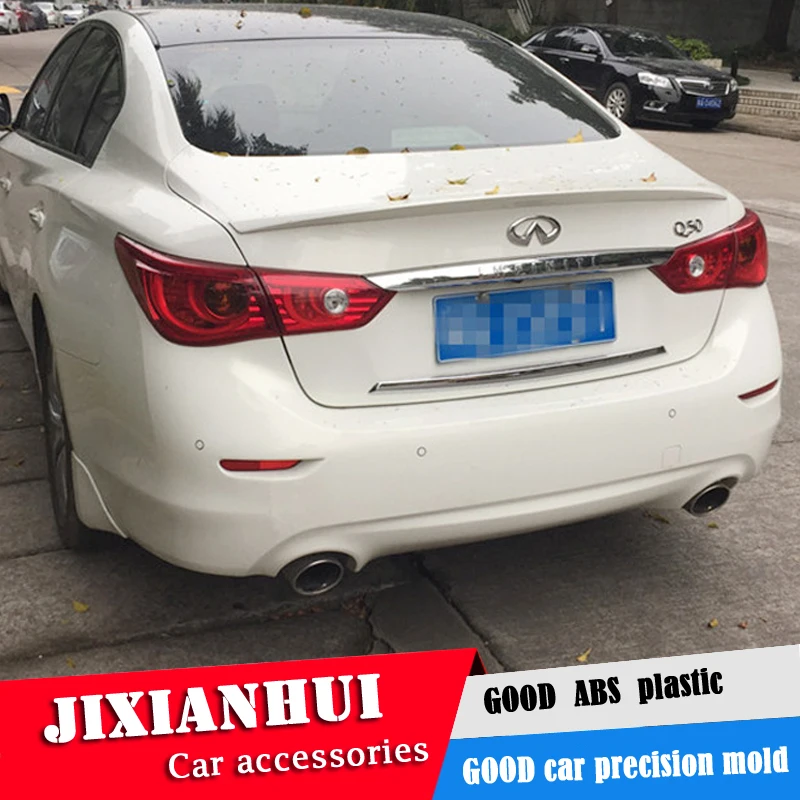 Спойлер для Infiniti Q50 2014 2017 спойлер ZSK из АБС пластика цветной задний