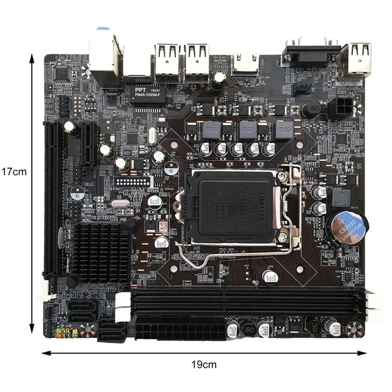 Настольная материнская плата H61 компьютерная 1155 Pin Интерфейс процессора