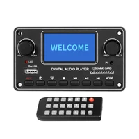 wireless bluetooth compatible mp3 wma decoder board car audio usb sd fm radio module mp3 player board with remote control