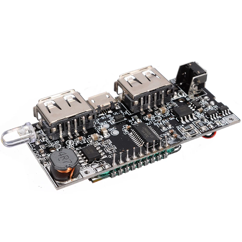 Высокое качество двойной USB 5V 1A 2.1A мобильный Мощность банка 18650 Батарея Зарядное устройство PCBA материнская плата Мощность модуль аксессуары