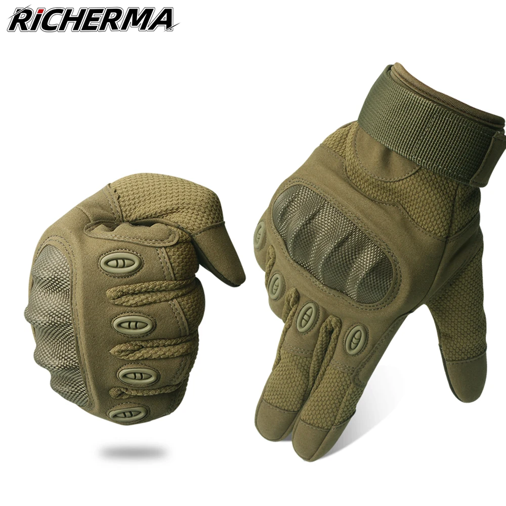 Защитные мотоциклетные перчатки для рук тактические с закрытыми пальцами мужчин