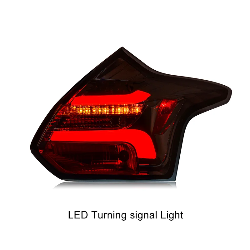 Светодиодный задний фонарь для Ford Foucs 2011 2012 2013 Копченый черный светодиодный