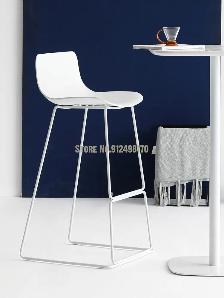 Bar Stools Modern Minimalist Home Nordic Chairs Backrest Creative High | Мебель