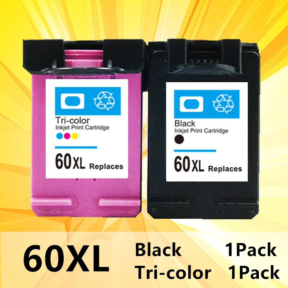 Картридж с чернилами 60XL для принтера HP 60 XL Deskjet F2480 F2420 F4480 F4580 F4280 D2660 D2530 D2560 PhotoSmart