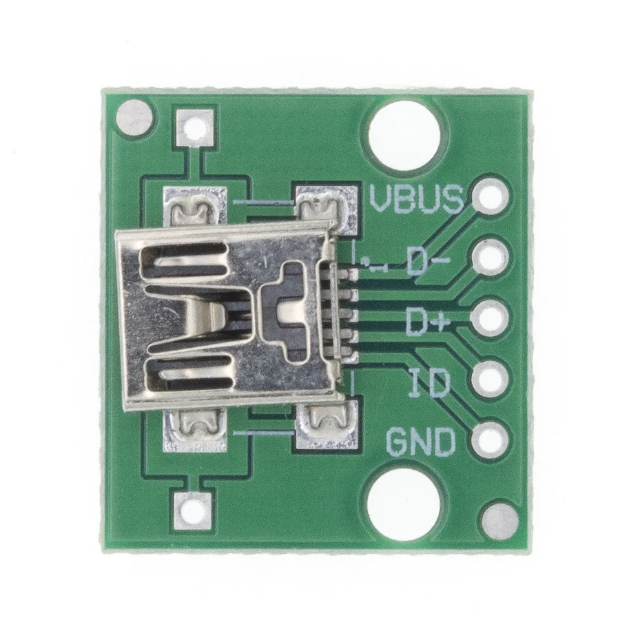 10 шт. USB разъем/MINI MICRO USB для DIP адаптер 2,54 мм 5pin Женский Разъем b Тип USB2.0 Женский PCB конвертер USB-01