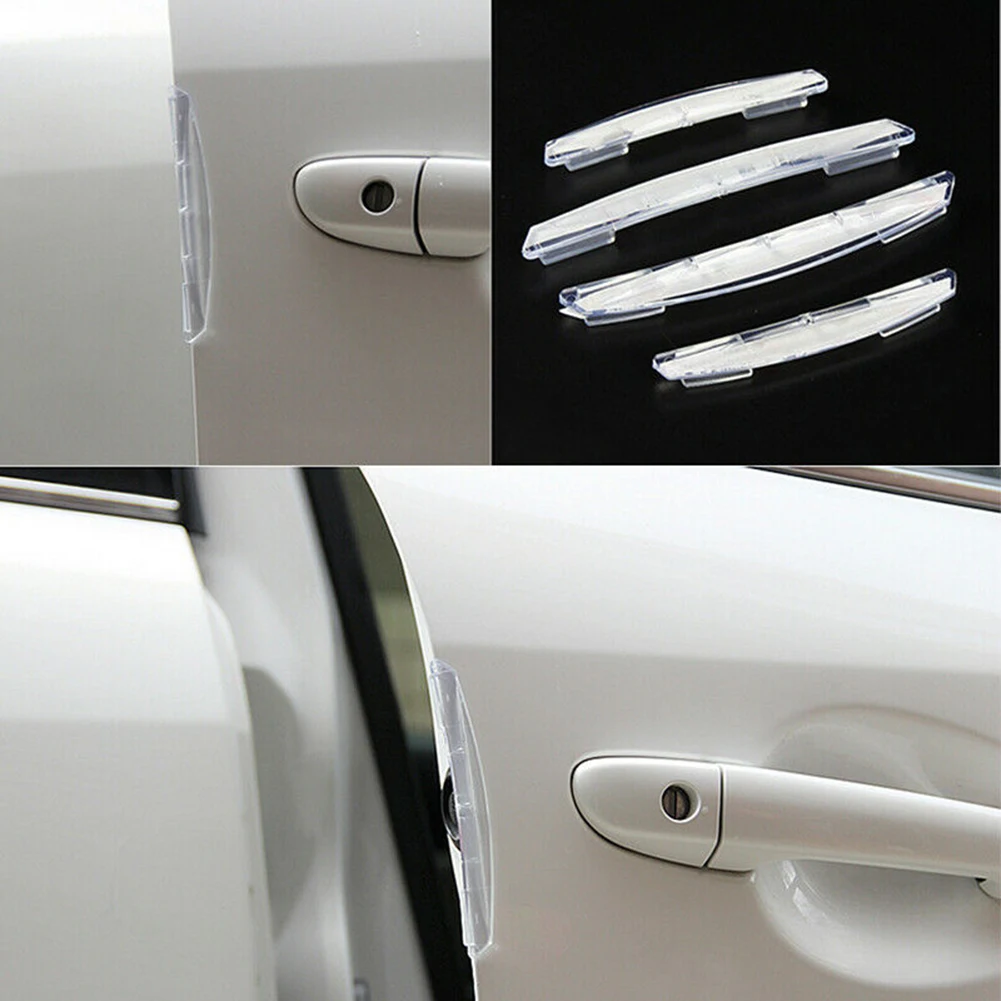 

NEW 4Pcs Car Door Edge-Scratch Anti-collision Protector Guard Strip Scratch Protector Auto Crash Guard Collision Droshipping