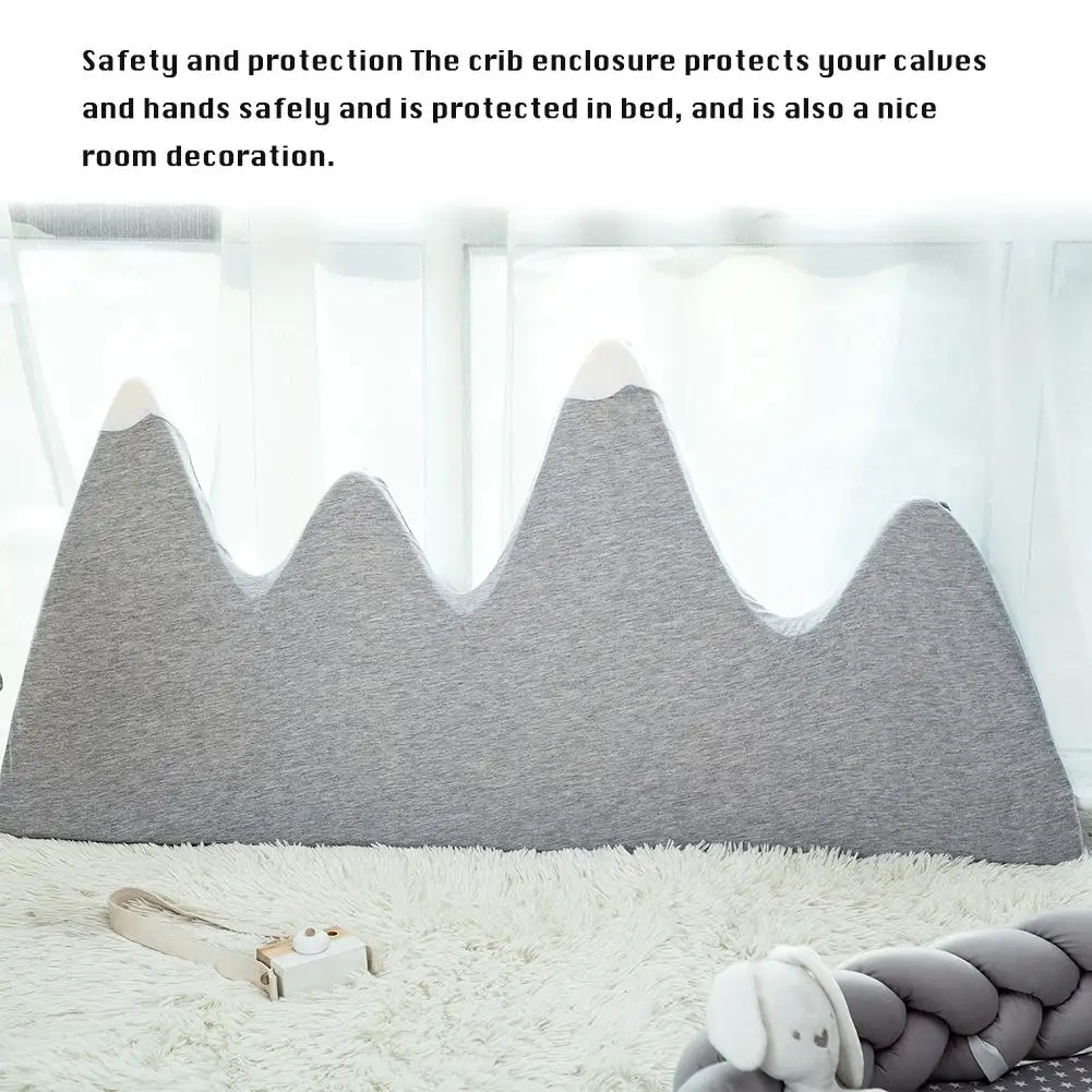 Сетчатый детский бампер Wai для кроватки защита от столкновений съемная подкладка