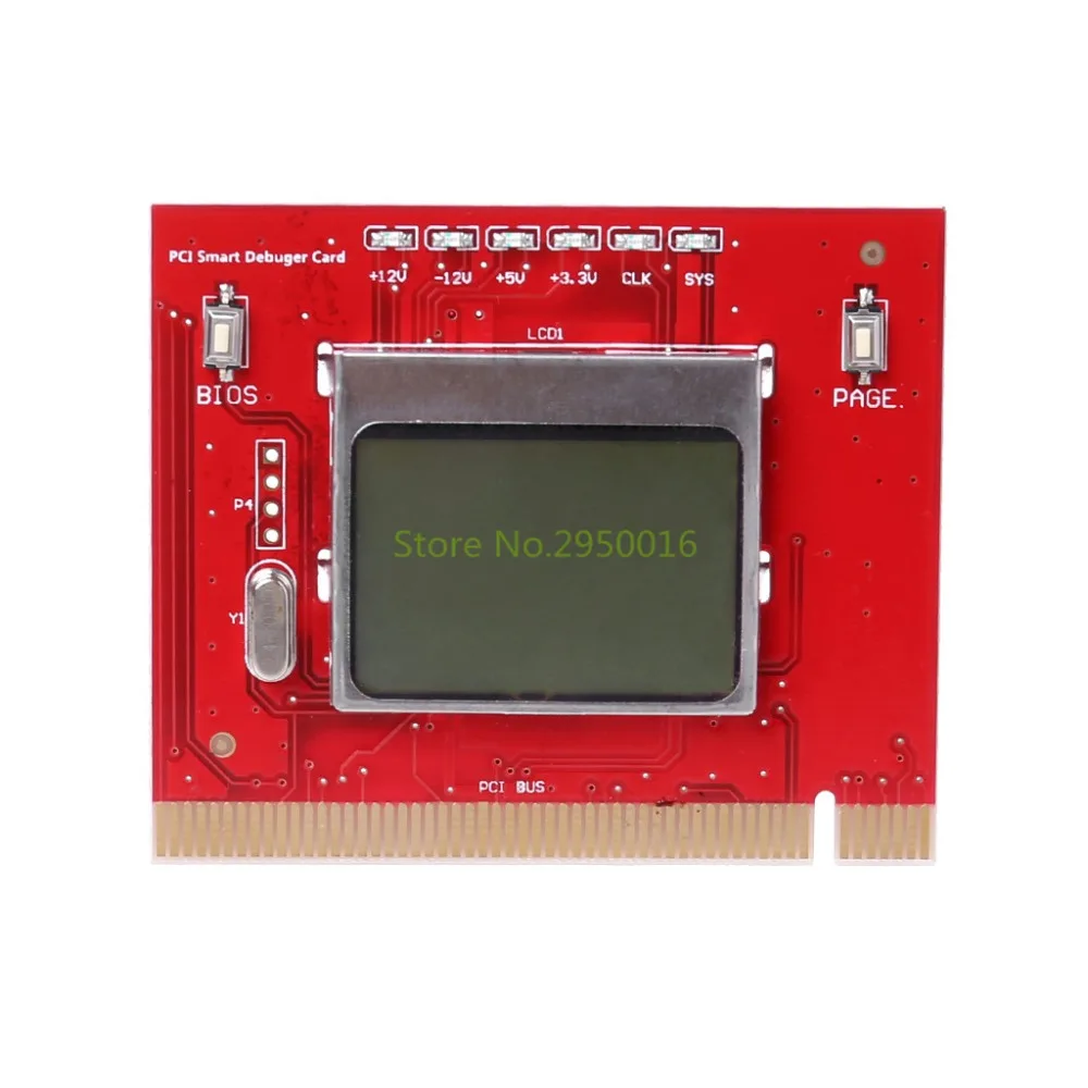 Горячая ЖК-дисплей PCI PC компьютерный анализатор тестер диагностическая карта высокого качества C26