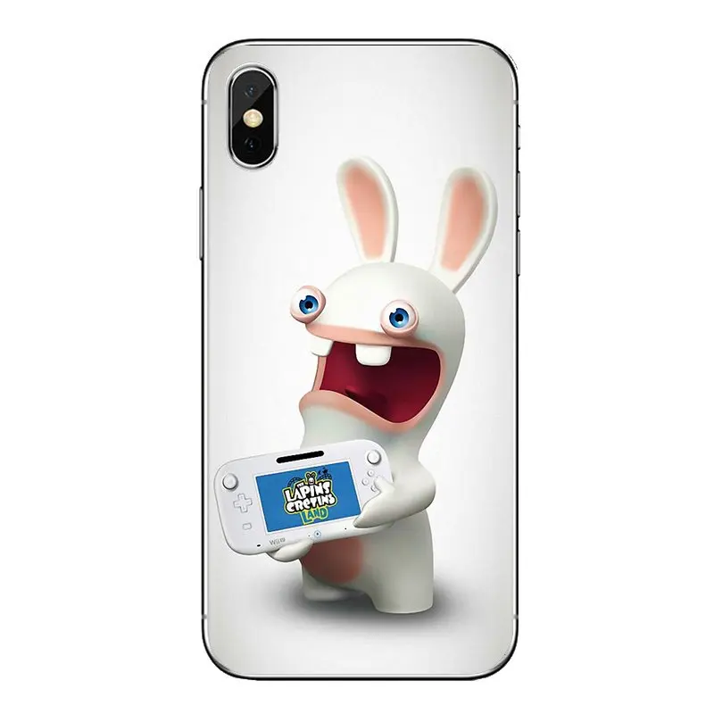 Covers For Samsung Galaxy S2 S3 S4 S5 MINI S6 S7 edge S8 S9 Plus Note 2 3 4 5 8 Coque Fundas Rabbids lapin cretin naruto cartoon |
