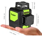 Самонивелирующийся лазерный уровень Huepar, 8 линий, 3D лазерный уровень, красный луч, охват на 360 градусов, горизонтальный и вертикальный лазер с импульсным режимом