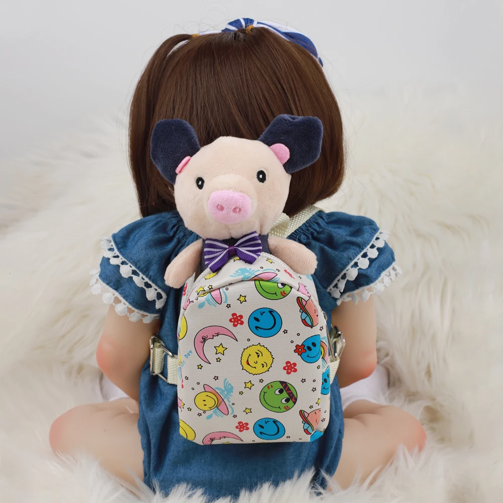 48 см Прекрасный Reborn Baby Doll силиконовый Полный тело Реалистичная принцесса