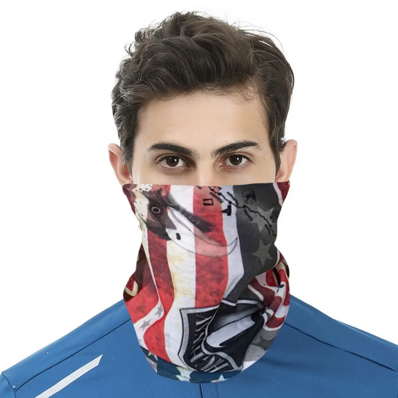 Бесшовные Спортивные банданы для велосипеда летняя теплая маска езды на