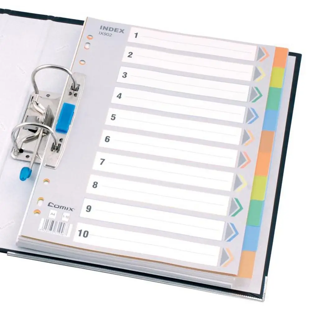 Index Sheets File Dividers Subject A4 Set Office Premium Punched Stationery | Канцтовары для офиса и дома