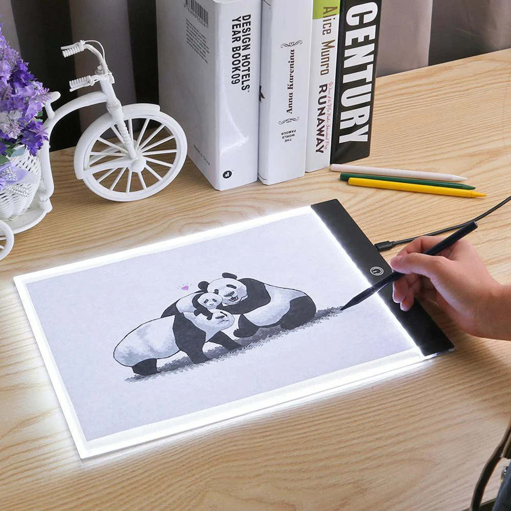

A5(24x15cm) Led Drawing Board Drawing Tablet A5 Led Drawing Tracing Board Graphic Digital Tablet For Art 2D Animation Sketching