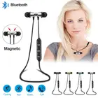 Беспроводные наушники S8, магнитная стереогарнитура, спортивные наушники, Bluetooth-совместимы с микрофоном, водонепроницаемые наушники-вкладыши