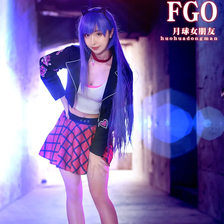 Предпродажа Fate/Grand Order FGO Moon Cancer Girlfriend BB женский костюм для косплея сексуальные наряды вечерние костюмы рождественское платье