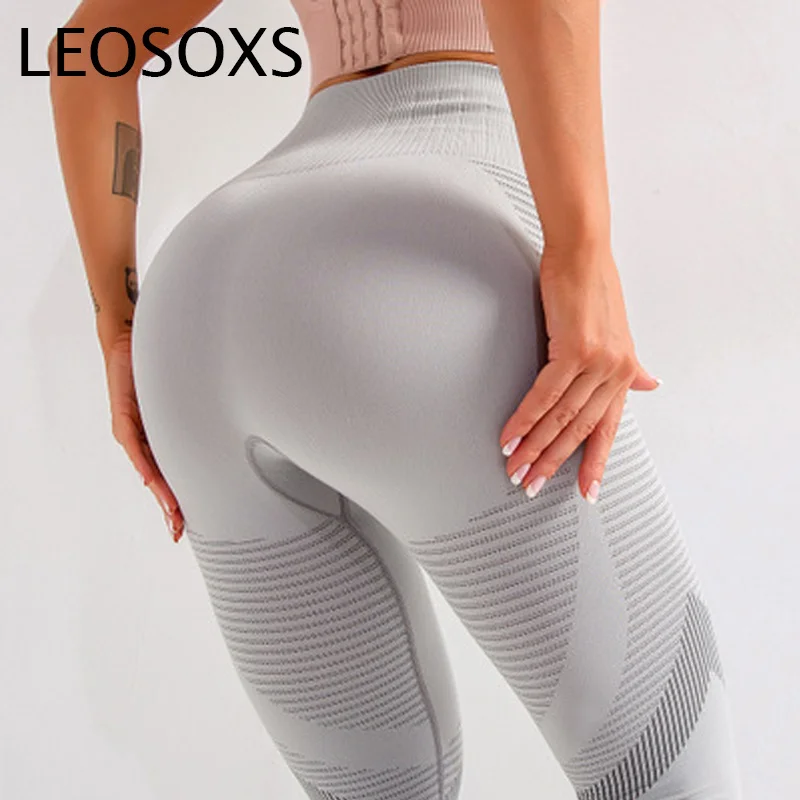 

2020 NEW Seamless Peach Buttocks Women Yoga Pants High Waist Hollow Sport Pants Female Tight Yoga Leggings Sexy Hip Lift Tights