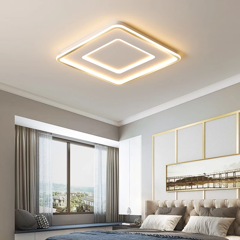 

Hot NEW Modern LED Ceiling Lights for Living Room Bedroom Study Room Ceiling Lamp Ultra-thin Kitchen Lighting Fixtures Dimmable